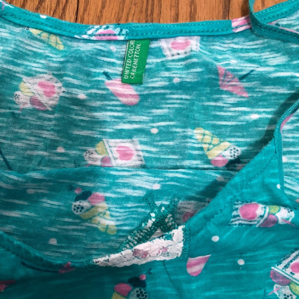 United Colors Of Benetton Girl Romper Size XS 4/5 - Picture 4 of 7